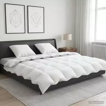 vidaXL G&auml;nsedaunen-Bettdecken-Set 90% FULDA 3 stk. 200 x 200 cm Winter