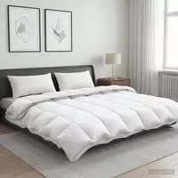 vidaXL G&auml;nsedaunen-Bettdecken-Set 90% FULDA 3 stk. 200 x 240 cm Wei&szlig;