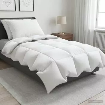 vidaXL G&auml;nsedaunen-Bettdecken-Set 90% FULDA 3 stk. 135 x 220 cm Winter