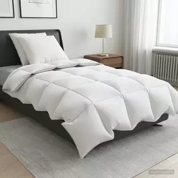 vidaXL G&auml;nsedaunen-Bettdecken-Set 90% FULDA 3 stk. 155 x 220 cm Winter