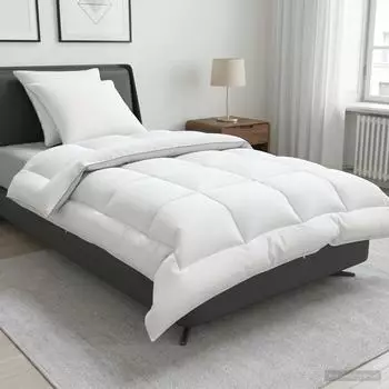vidaXL Bettdecke und Kissen Set 3 stk. 155x220 cm Winter 450 GSM Wolle