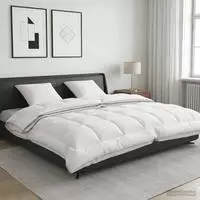 vidaXL Bettdecke und Kissen Set 3 stk. 200x240 cm 4 Jahreszeiten Wolle