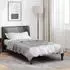 vidaXL Sommerdecke Silber 135 x 200 cm Satin und Mikrofaser
