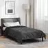 vidaXL Sommerdecke 200 x 135 cm Sommer 200 gsm Schwarz und Anthrazit