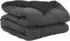 vidaXL Sommerdecke 200 x 135 cm Sommer 200 gsm Schwarz und Anthrazit