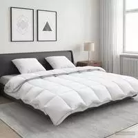 vidaXL G&auml;nsedaunen-Bettdecken-Set 90% FULDA 3 stk. 220 x 240 cm Wei&szlig;