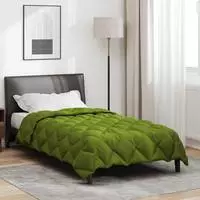 vidaXL Winterbettdecke 135 x 200 cm 450 g/m&sup2; Gr&uuml;n