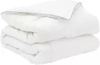 vidaXL Sommerdecke 155 x 220 cm Sommer 150 gsm Bambusfaser Wei&szlig;