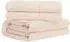 vidaXL Bettdecke 140 x 220 cm Für alle Jahreszeiten Kapokfaser Beige