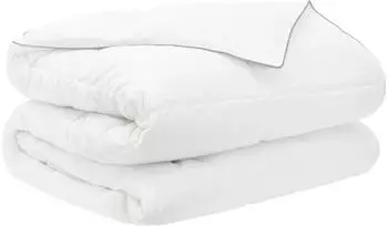 vidaXL Sommerdecke 260 x 220 cm Sommer 150 gsm Bambusfaser Weiß