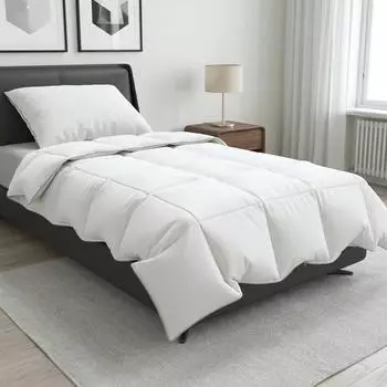 vidaXL Bettdecke FULDA 135 x 200 cm Sommer 100 GSM 90% G&auml;nsedaunen