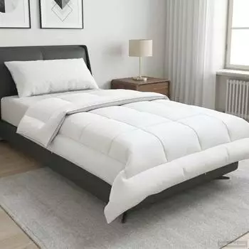 vidaXL Bettdecke FULDA 152 x 203 cm Winter 300 GSM 90% G&auml;nsedaunen