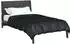 vidaXL Sommerdecke Schwarz 135 x 200 cm Satin und Mikrofaser