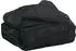 vidaXL Sommerdecke Schwarz 135 x 200 cm Satin und Mikrofaser