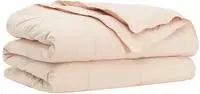 vidaXL Bettdecke 240 x 260 cm F&uuml;r alle Jahreszeiten Kapokfaser Beige