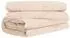 vidaXL Bettdecke 240 x 260 cm Für alle Jahreszeiten Kapokfaser Beige