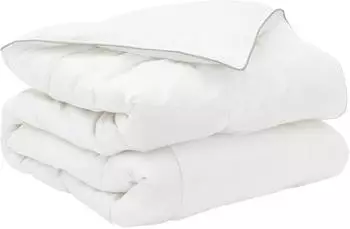 vidaXL Sommerdecke 135 x 220 cm Sommer 150 gsm Bambusfaser Wei&szlig;