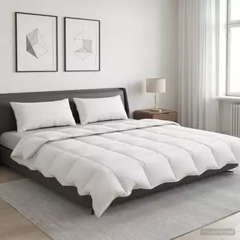 vidaXL Bettdecke FULDA 200 x 240 cm Sommer 100 GSM 90% G&auml;nsedaunen