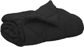 vidaXL Sommerdecke 240 x 200 cm Sommer 200 gsm Schwarz (42025468)