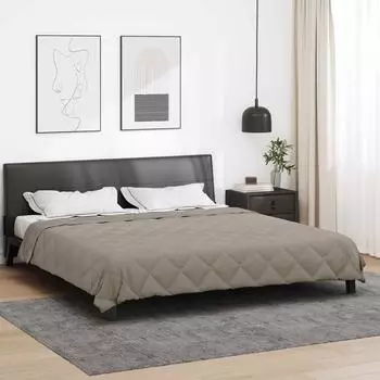 vidaXL Sommerdecke 200 x 200 cm Sommer 200 gsm Hellgrau (42025503)