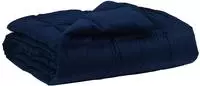vidaXL Ganzjahresbettdecke 200 x 240 cm 4 Jahreszeiten Dunkelblau