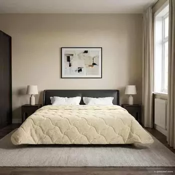 vidaXL Sommerdecke 200 x 240 cm Sommer Creme Atmungsaktiv