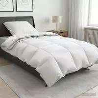 vidaXL G&auml;nsedaunen-Bettdecken-Set 90% FULDA 2 stk. 137 x 200 cm Wei&szlig;