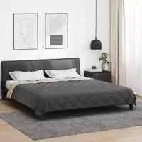 vidaXL Sommerdecke 200 x 200 cm 200 gsm Mikrofaser Anthrazit und Taupe