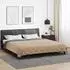 vidaXL Sommerdecke 200 x 200 cm Sommer 200 gsm Anthrazit und Taupe (42025419)