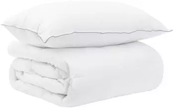 vidaXL Duvet- und Kopfkissen-Set 2 stk. 140 x 200 cm Sommer Wei&szlig; (3431539)