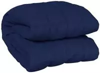 vidaXL Gewichtsdecke Blau 200x225 cm 9 kg Stoff