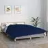 vidaXL Gewichtsdecke Blau 200x225 cm 9 kg Stoff (350744)