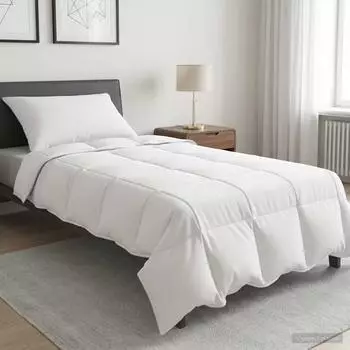 vidaXL Bettw?sche-Set 2 stk. 135 x 200 cm Winter Bambus Wei?