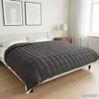 vidaXL Gewichtsdecke Anthrazit 200 x 230 cm 13 kg 100% Baumwolle 205T