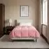 vidaXL Ganzjahresbettdecke 135 x 220 cm 4 Jahreszeiten Rosa (42026030)