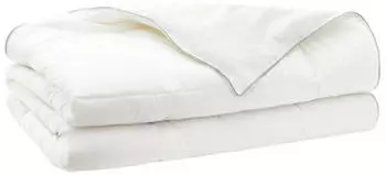 vidaXL Bettdecke 150x200 cm Sommer 200 GSM Australische Wolle Wei&szlig; (42042848)