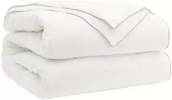 vidaXL Bettdecke TRIER 200x240cm 4 Jahreszeiten 140+220GSM Wei&szlig; (42042838)