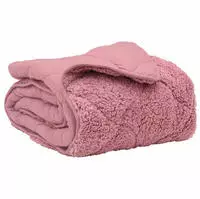 vidaXL Winterbettdecke 220 x 240 cm Winter Rosa Atmungsaktiv