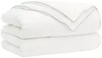vidaXL Bettdecke TRIER 152x203cm 4 Jahreszeiten 140+220GSM Wei&szlig;