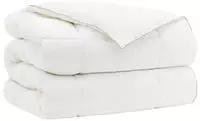 vidaXL Bettdecke TRIER 200x240 cm 4 Jahreszeiten 350 GSM Wei&szlig;