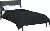 vidaXL Sommerdecke 220 x 140 cm 200 gsm Mikrofaser Schwarz