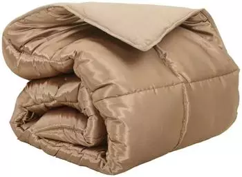 vidaXL Winterbettdecke 200 x 220 cm 450 g/m&sup2; Gold (42025844)