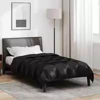 vidaXL Winterbettdecke 140 x 200 cm 450 g/m&sup2; Satin und Mikrofaser