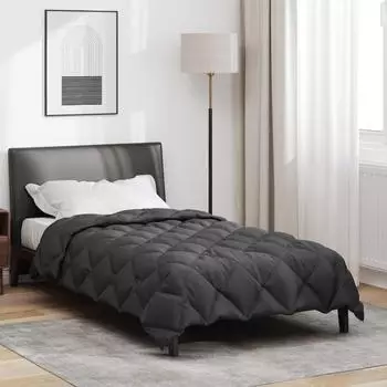 vidaXL Winterbettdecke 140 x 200 cm 450 g/m&sup2; Anthrazit (42025645)
