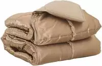 vidaXL Ganzjahresbettdecke 140 x 220 cm 300 g/m&sup2; Satin und Mikrofaser