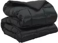 vidaXL Winterbettdecke 140 x 220 cm 450 g/m&sup2; Satin und Mikrofaser