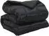 vidaXL Winterbettdecke 140 x 220 cm 450 g/m² Schwarz (42025854)