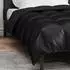 vidaXL Winterbettdecke 140 x 220 cm 450 g/m² Schwarz (42025854)