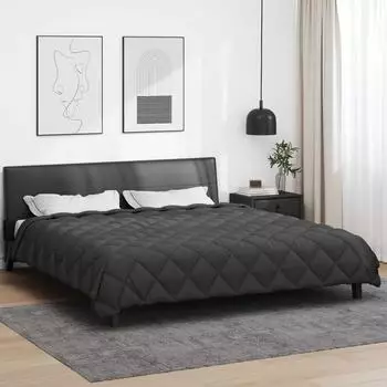 vidaXL Winterbettdecke 220 x 240 cm 450 g/m&sup2; Anthrazit (42025653)
