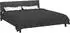 vidaXL Winterbettdecke 200 x 240 cm 450 g/m² Anthrazit (42025648)